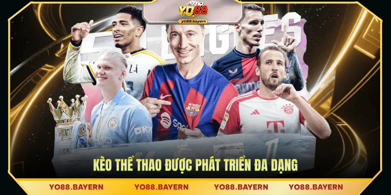 Kèo thể thao được phát triển đa dạng
